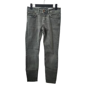 CLOSED Distressed Skinny Baker Gray Denim Crop Ankle Jeans